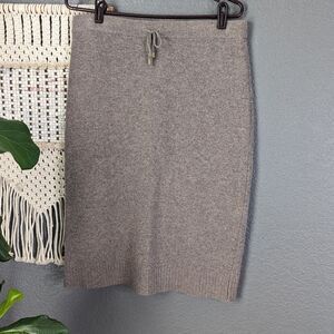 W By Worth Knit Wool Skirt Womens Medium Retail $228